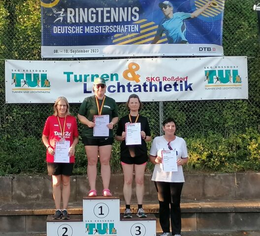 Read more about the article Gold, Silber & Bronze -TuS Rodenbach erfolgreich bei der DM im Ringtennis