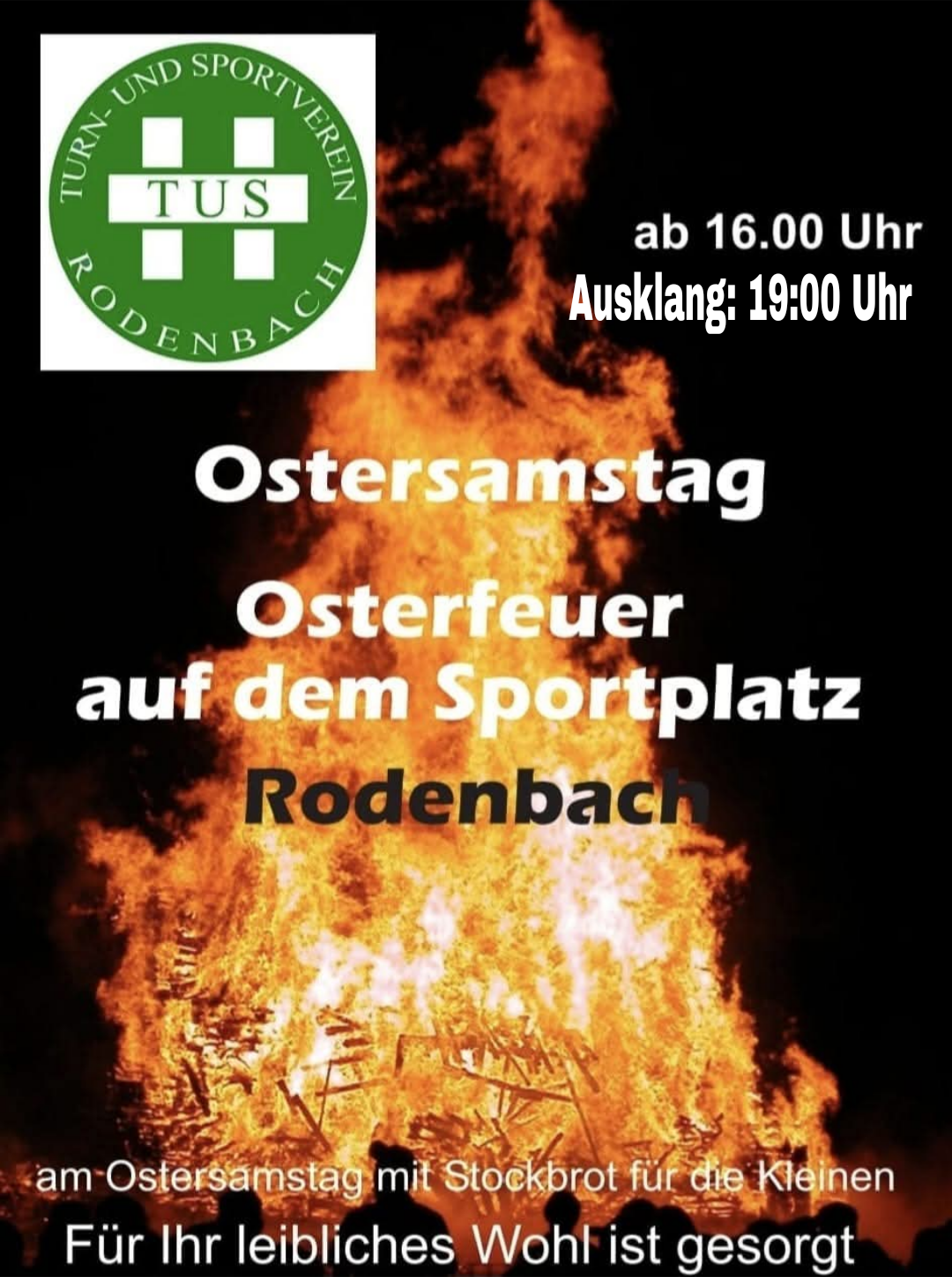 Read more about the article Osterfeuer beim TuS 🔥